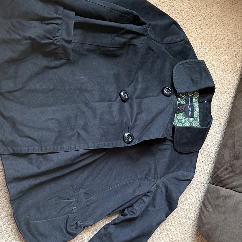 Banana Republic Black Trench Coat